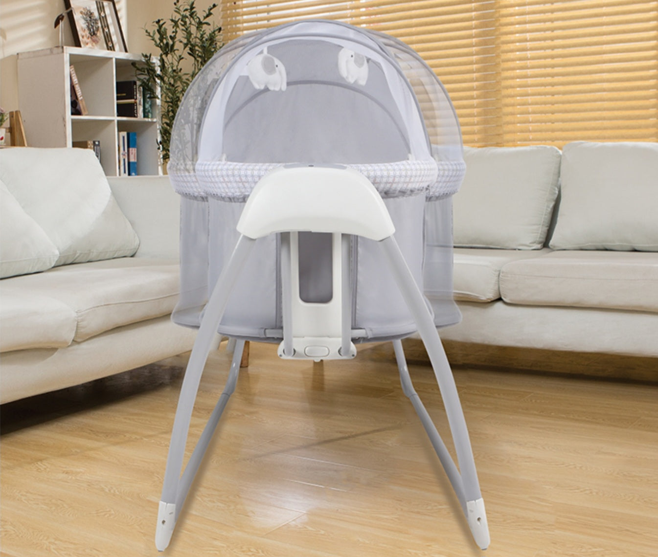 Deluxe 4-in-1 Bassinet – Smart, Safe & Multi-Functional Baby Cradle | Bacha Toys