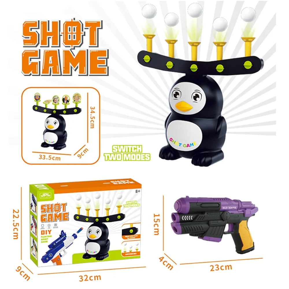 Penguin Shoot Game | 2-in-1 Activity Toy for Kids | Bacha Toys