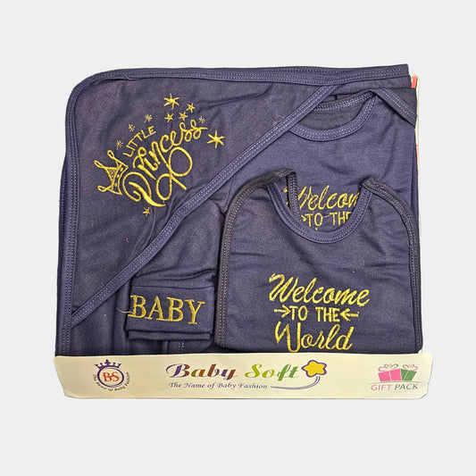 Welcome to the World Baby Dress Set – Newborn Baby Clothes | Bacha Toys