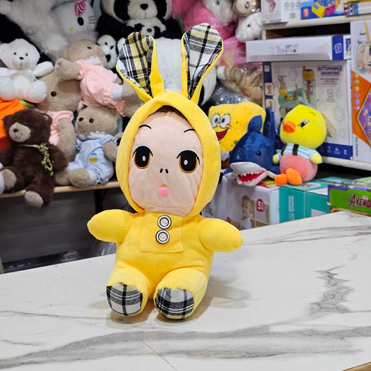 Yellow Cap Doll – 25cm Soft Plush Toy | Bacha Toys