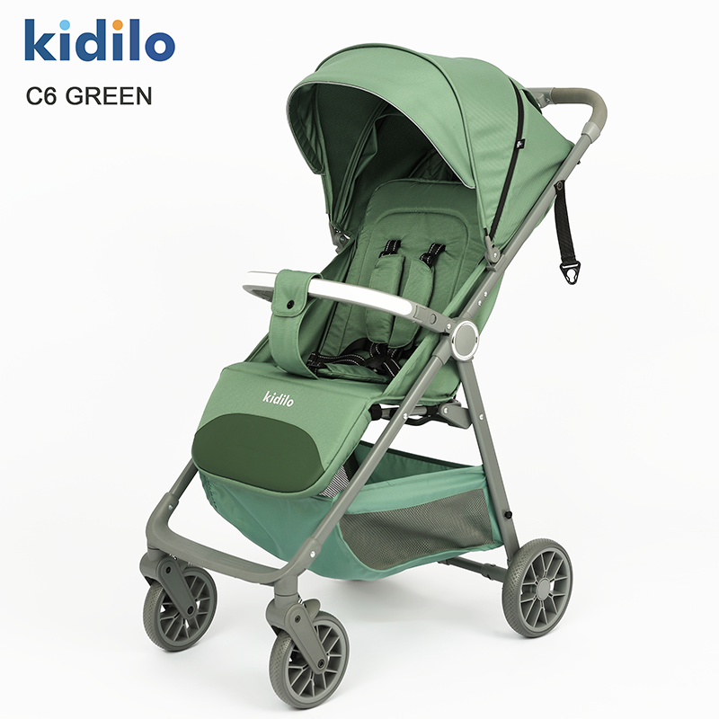 Kidilo C6 Comfort Baby Stroller – Safe, Foldable & Smooth Ride