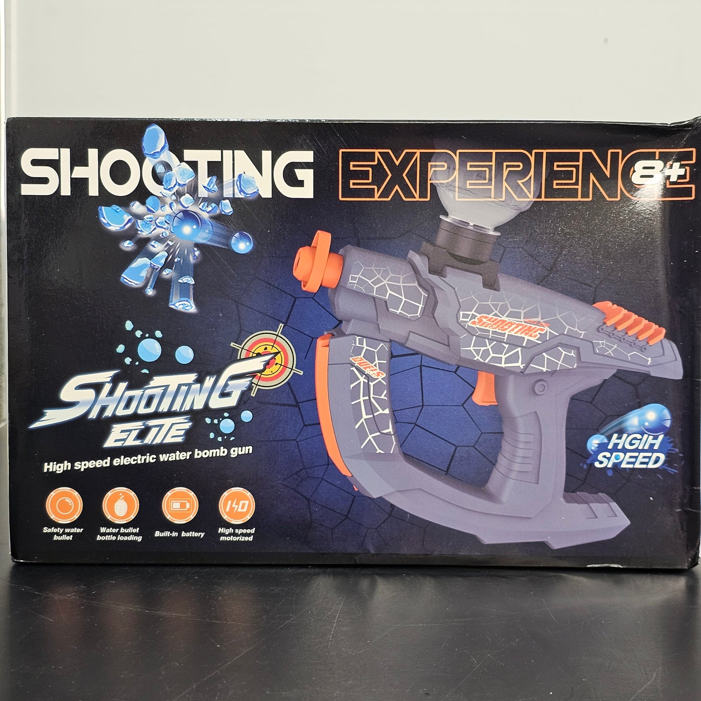Shooting Elite High-Speed Electric Water Bomb Gun – Motorized Water Bullet Blaster | Bacha Toys