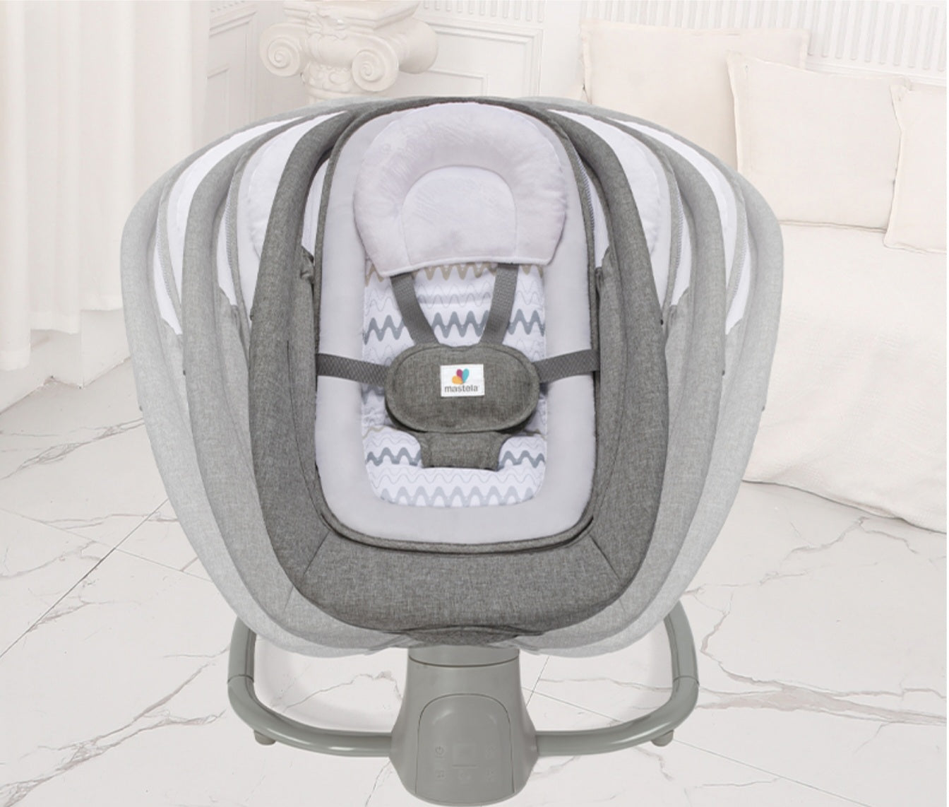 MASTELA 4-in-1 Multi-Functional Fold-Up Bassinet | Bacha Toys