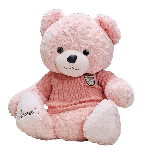 Sweater Bear – 50cm Pink Colour Soft Plush Toy | Bacha Toys