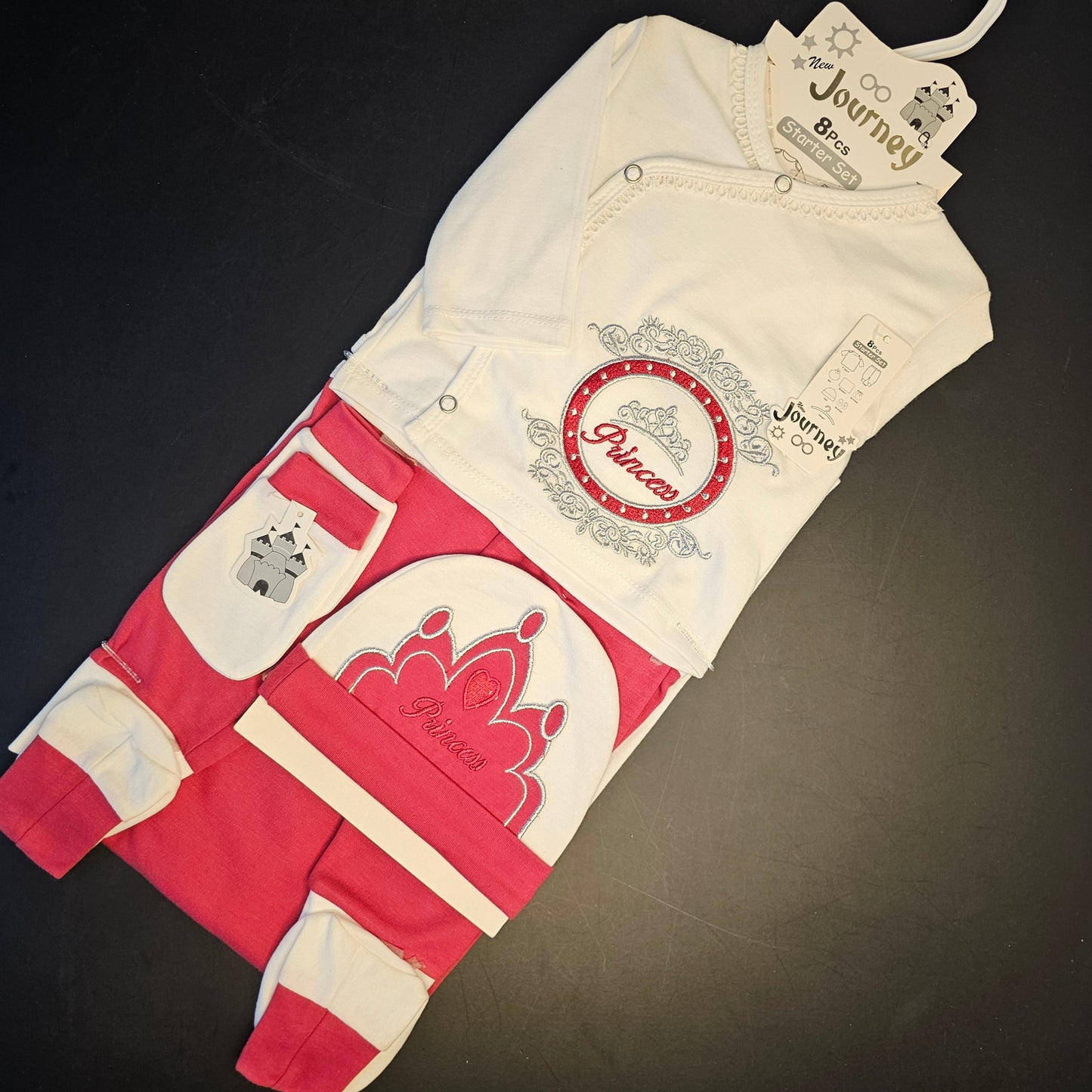 Journey 8-Piece Baby Starter Set – Newborn Essentials | Bacha Toys