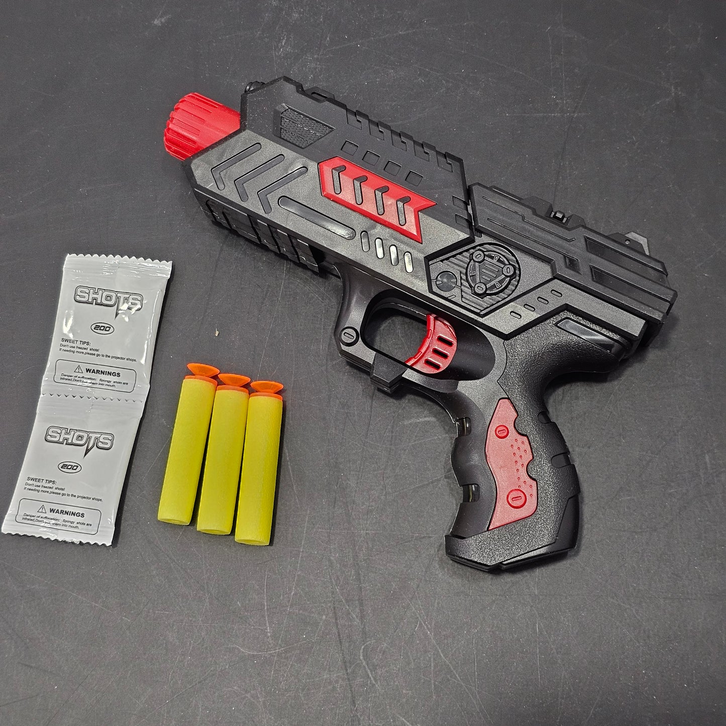 Black Hawk 10-Shot Pressure Transmitter Toy Gun – Dual Function Long-Range Blaster | Bacha Toys