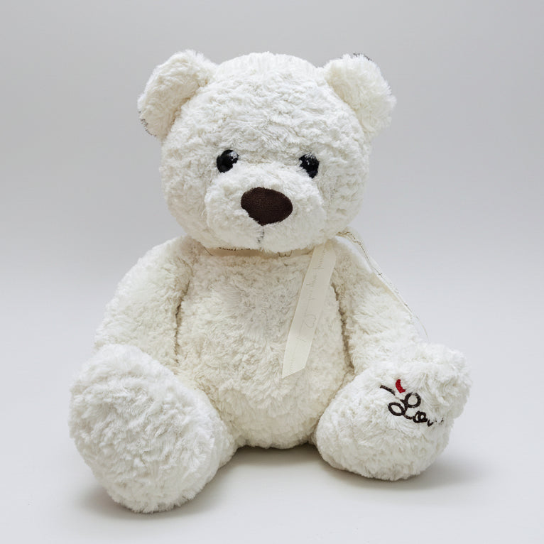 White Fulfy Bear – 45cm Soft Plush Toy | Bacha Toys