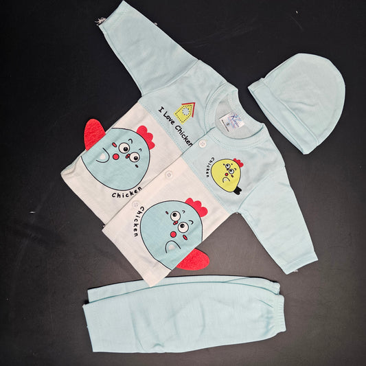 I Love Chicken Baby Dress – New Born Baby | Bacha Toys