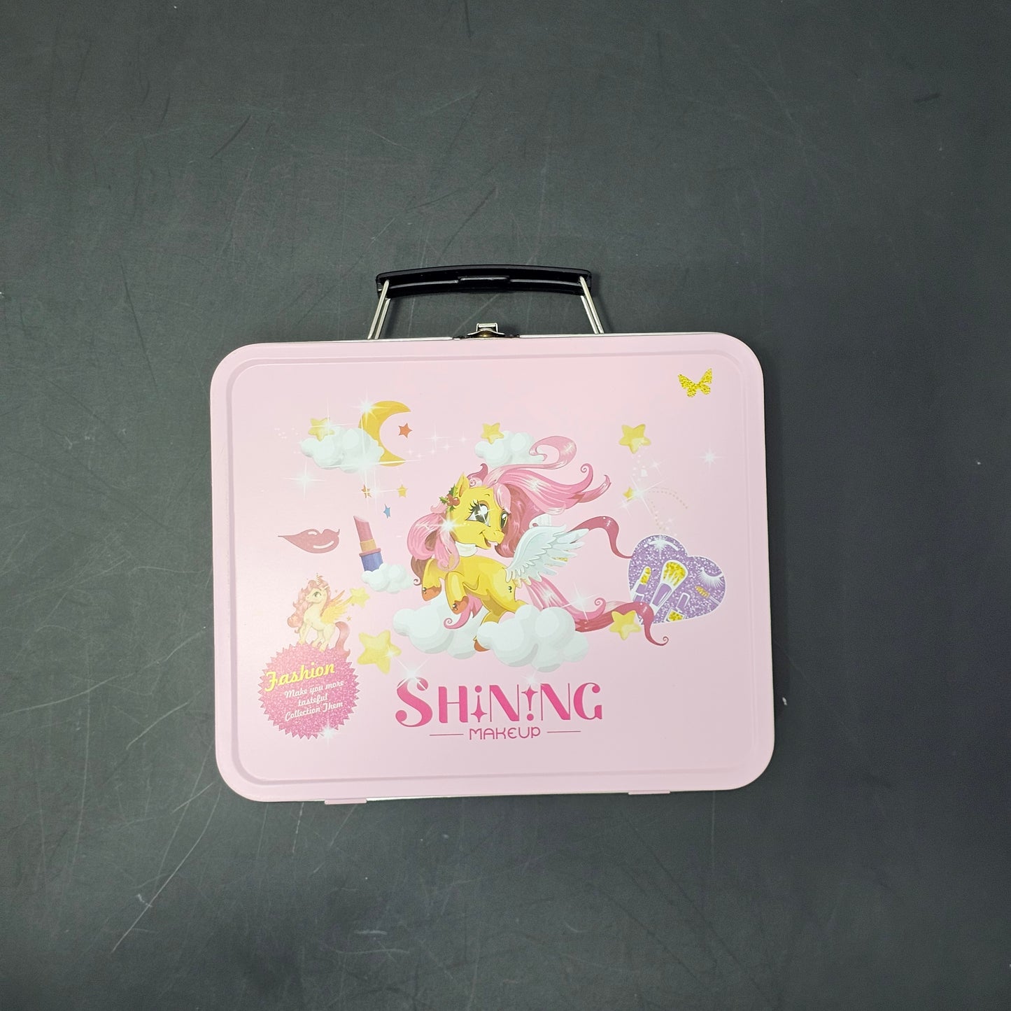 Fashion Makeup Kit with Iron Box – Stylish Beauty Set for Kids - Bacha Toys