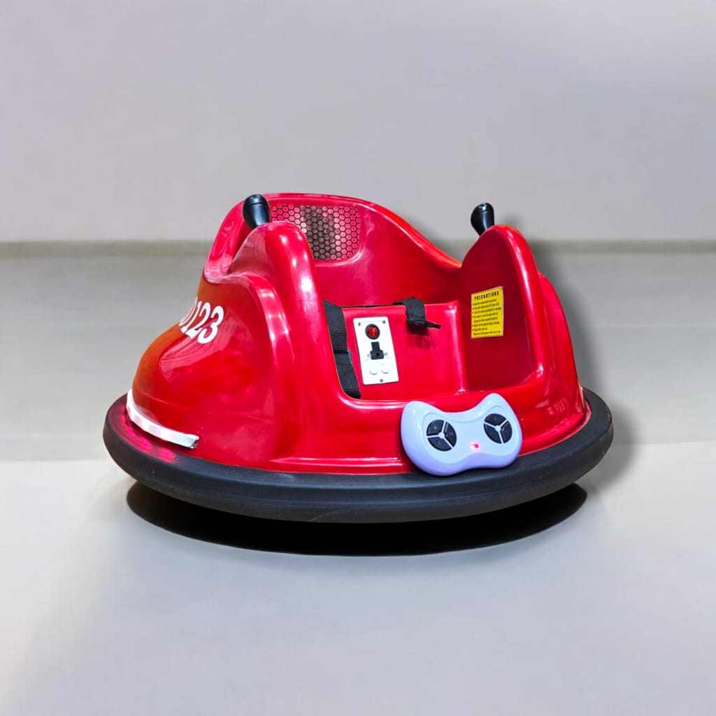 Kids Electric Bumper Car – 360° Spin, Music & LED Lights | Bacha Toys