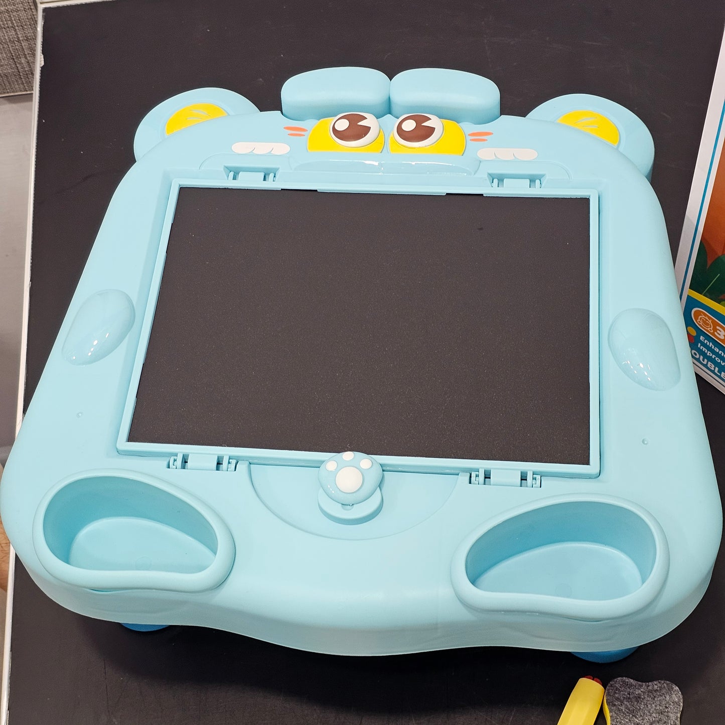 2-in-1 Drawing Board for Kids – Chalk & Marker Writing Board with Accessories | Bacha Toys