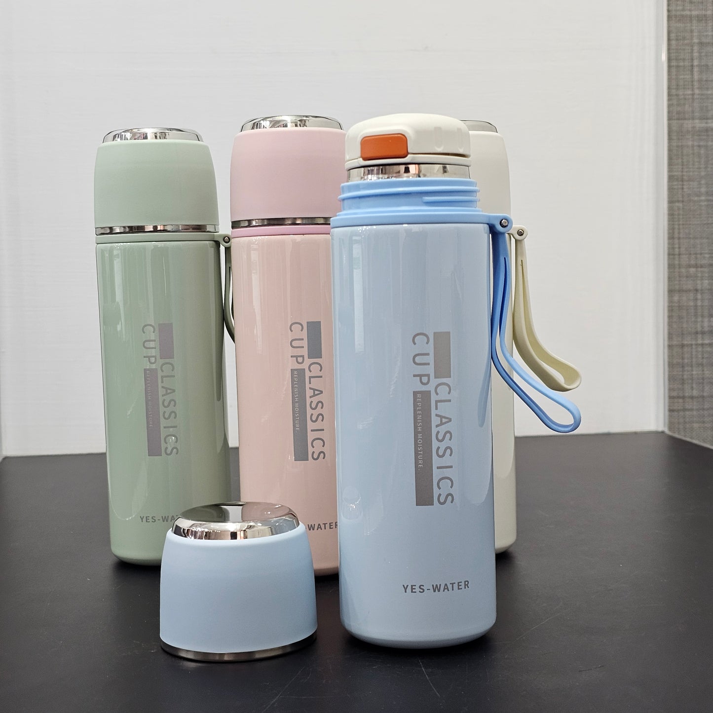 Classic Steel Water Bottle Cup – 450ml | Durable & Portable | Bacha Toys