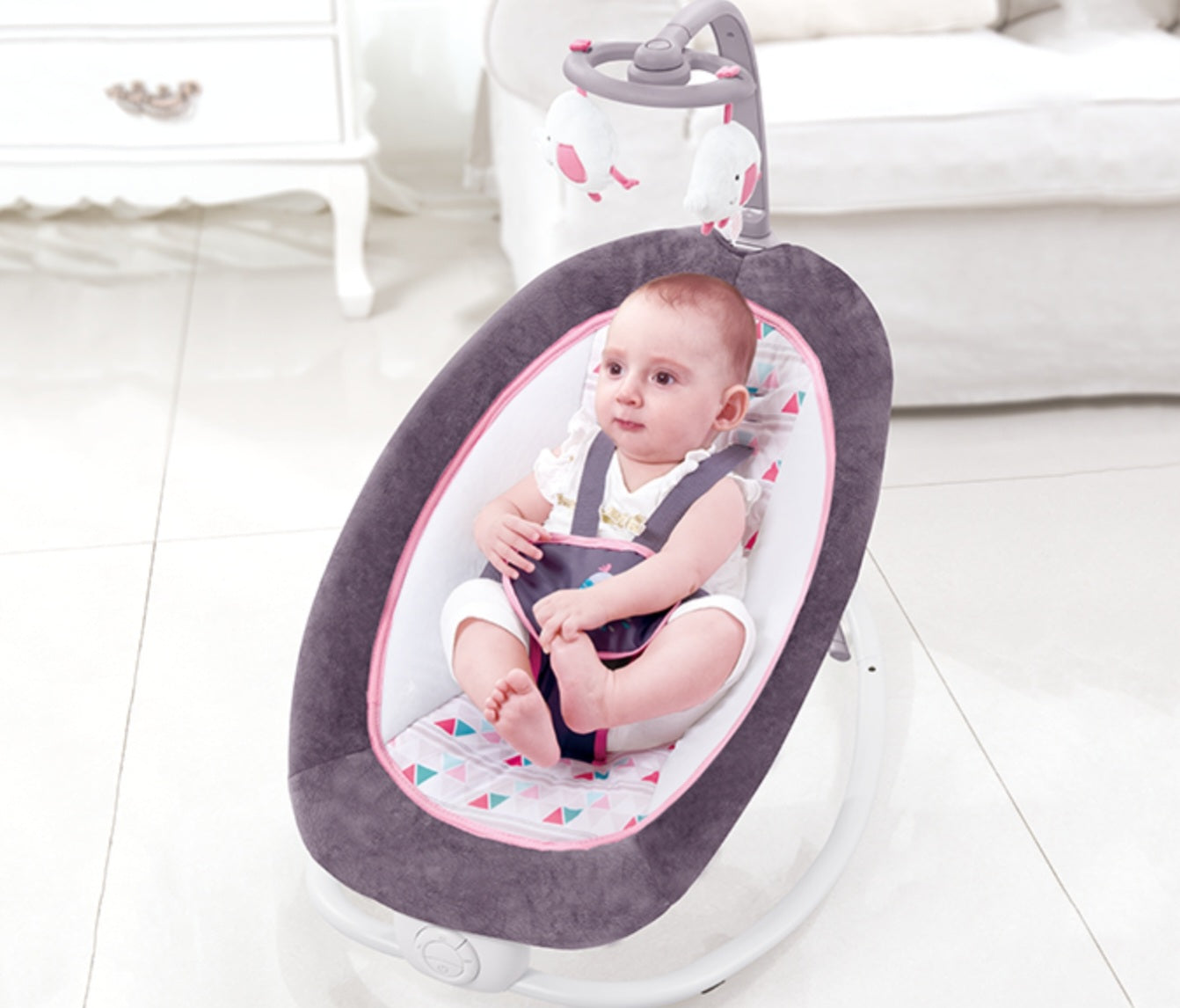 Mastela Fold-Up Rocker – Melodies & Soothe Bouncer | Bacha Toys