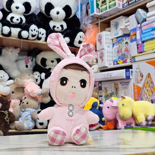 Pink Cap Doll – 25cm Soft Plush Toy | Bacha Toys