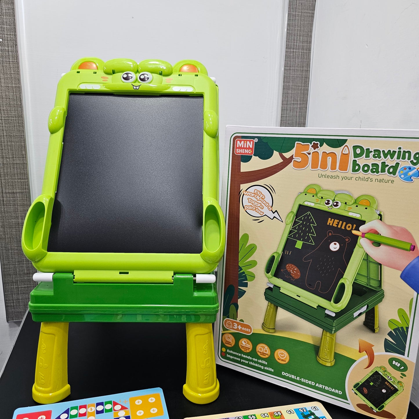 5-in-1 Drawing Board for Kids – Chalk, Markers & Magic Erase | Bacha Toys