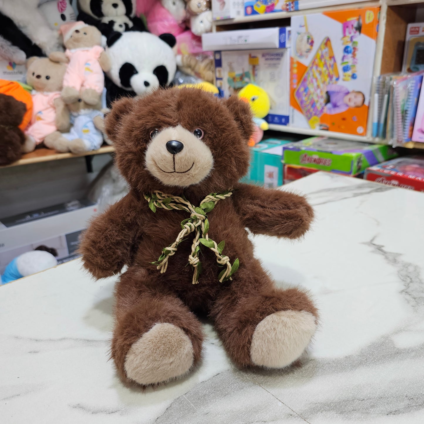 Leaf Bear – Brown Colour – 30cm Plush Toy | Bacha Toys