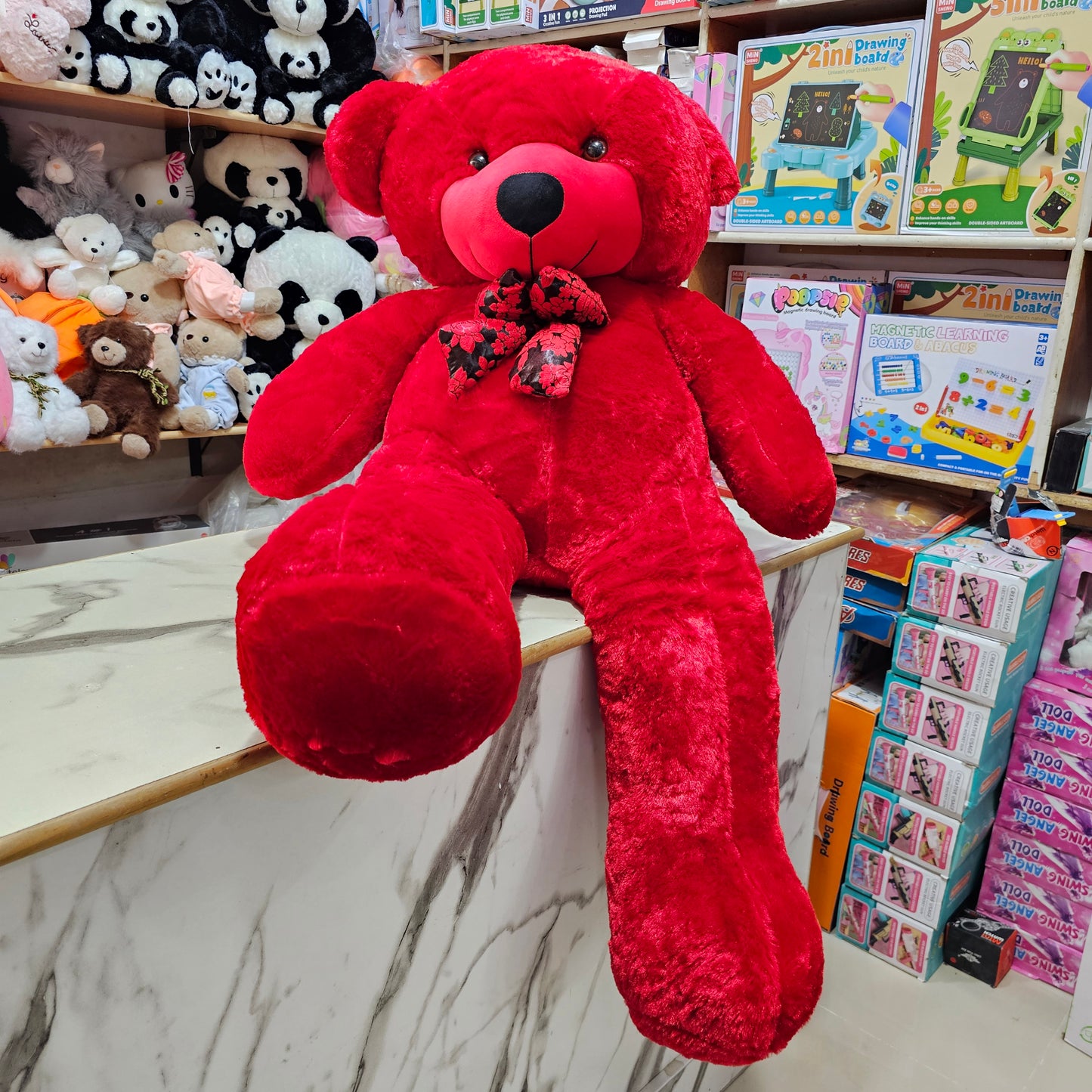 Giant Red Teddy Bear – 5 Feet Soft Plush Toy | Bacha Toys