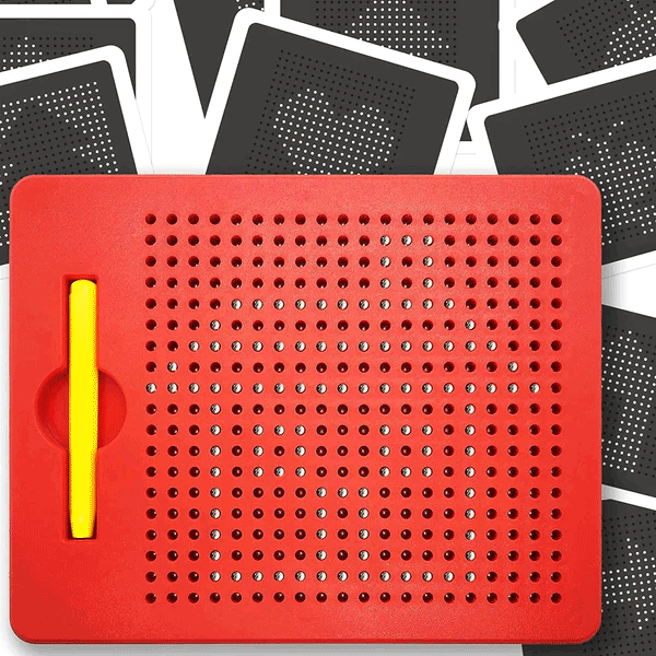 Magnetic Board with 10 Cards & Stylus Pen | Bacha Toys