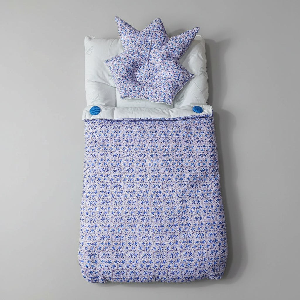 Baby Carry Nest with Head Cushion – Cotton Fabric | Soft & Cozy | Bacha Toys