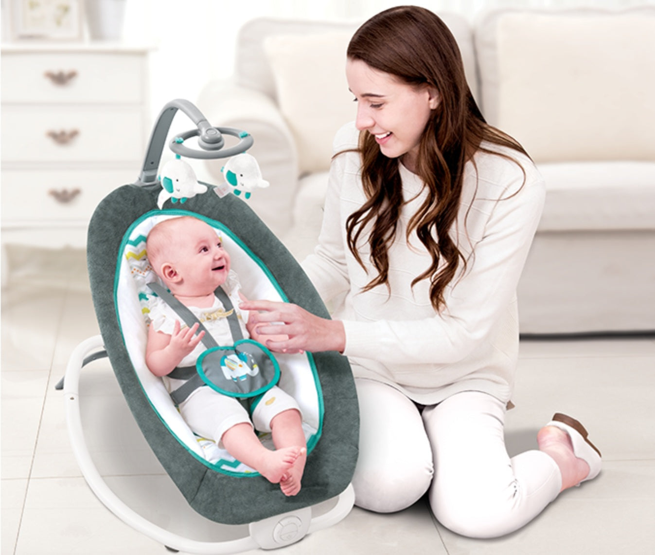Mastela Fold-Up Rocker – Melodies & Soothe Bouncer | Bacha Toys