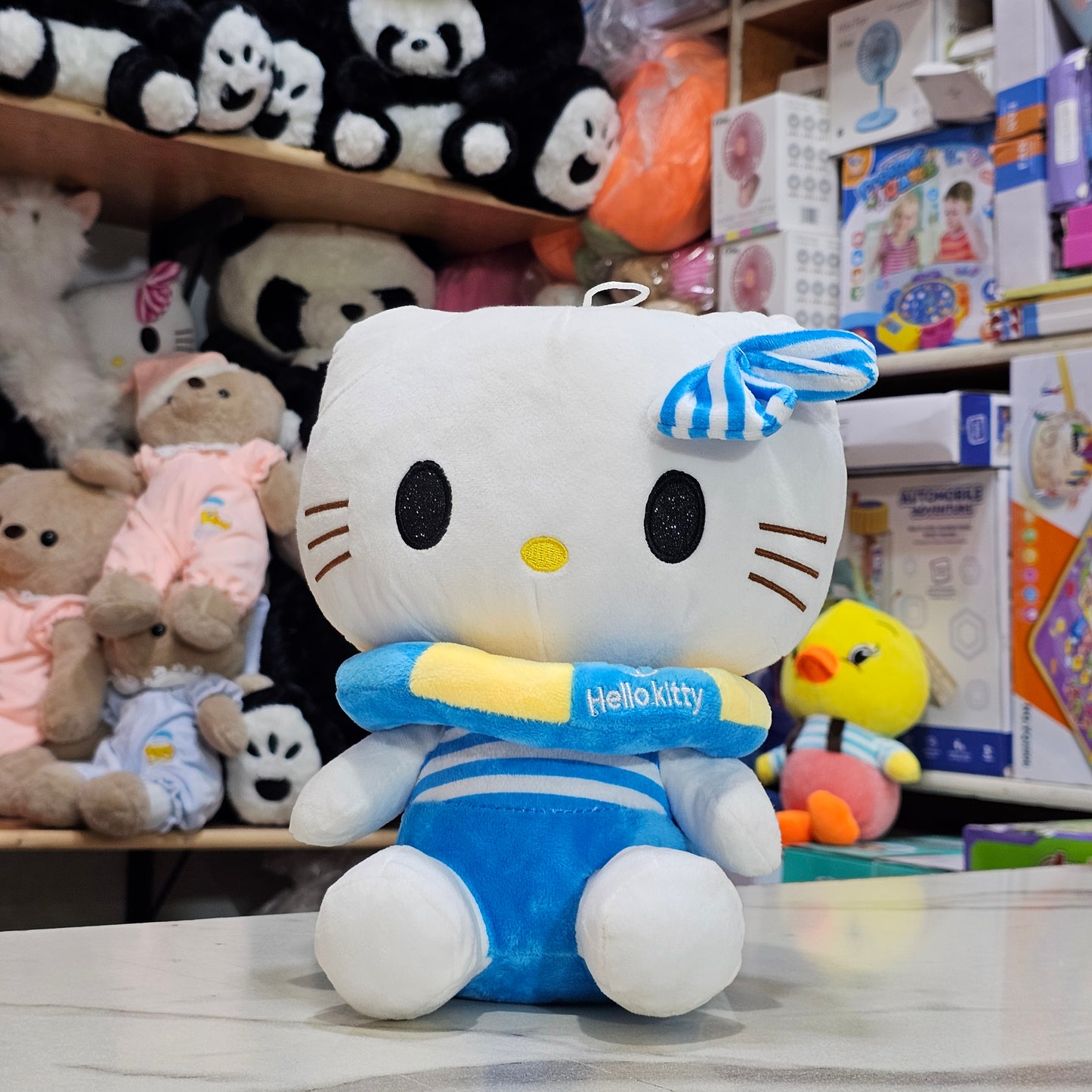 Blue Ring Kitty – 28cm Plush Toy | Bacha Toys