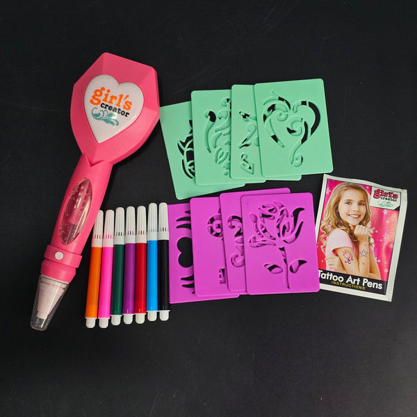 Girls Creator Tattoo Art Pens β Electronic Tattoo Pen Set | Bacha Toys