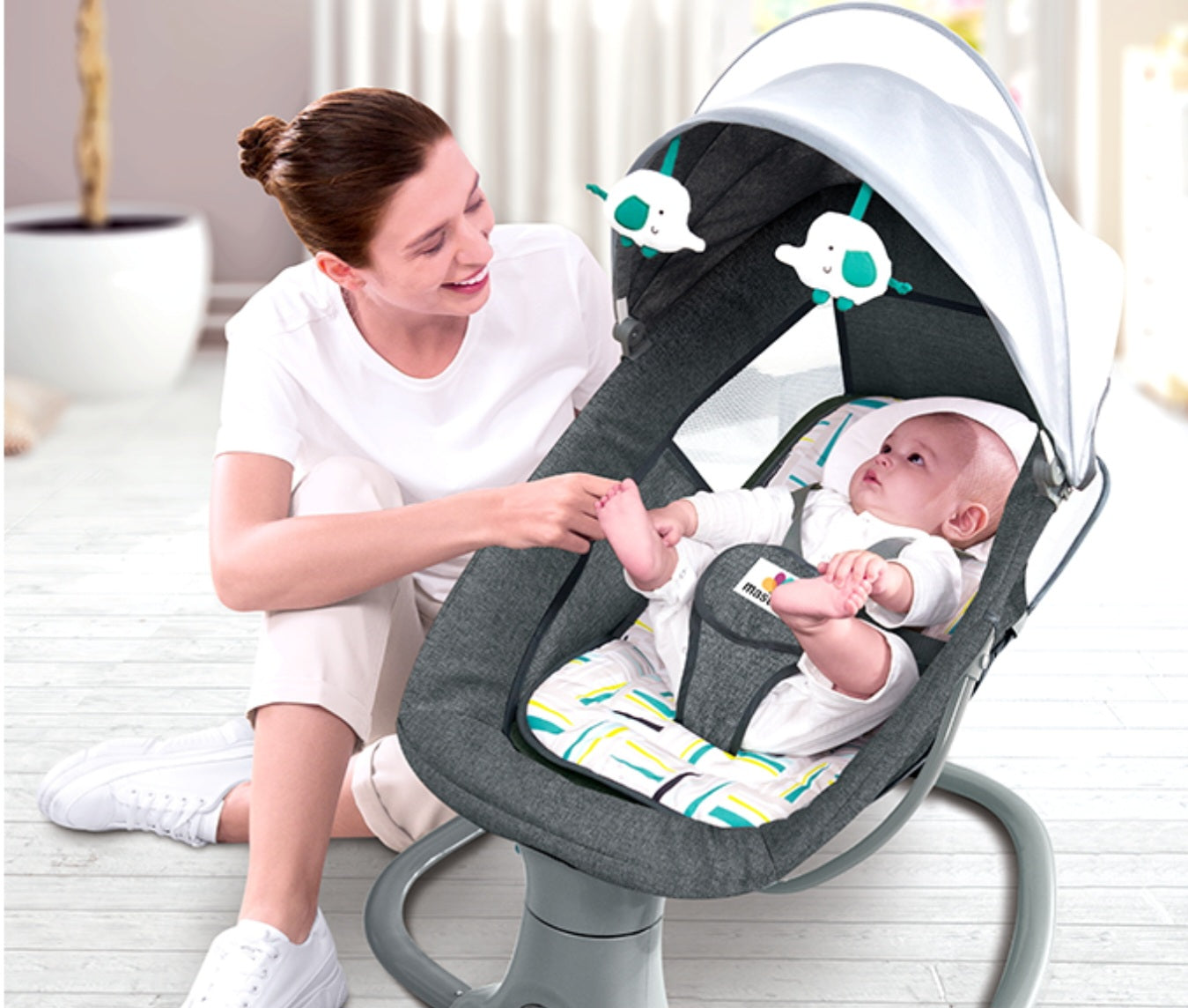 Mastella 3-in-1 Deluxe Multi-Functional Bassinet | Bacha Toys