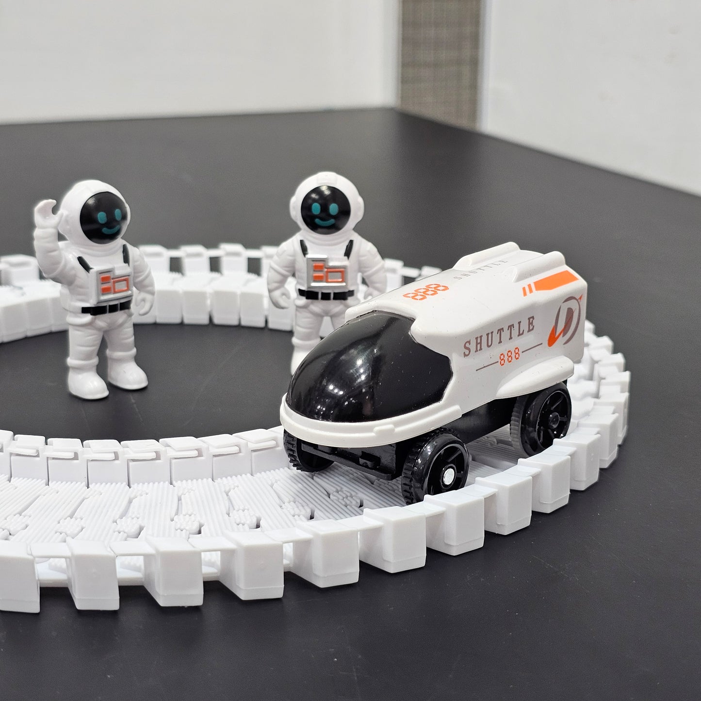 Space Track Train Set | Light, Sound & Endless Track Adventure - Bacha Toys
