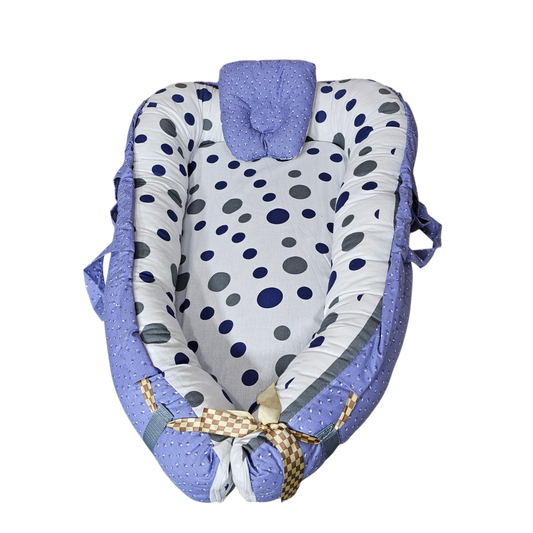 Baby Bedset with Rattles & Head Cushion – Cotton Fabric | Comfortable & Safe | Bacha Toys