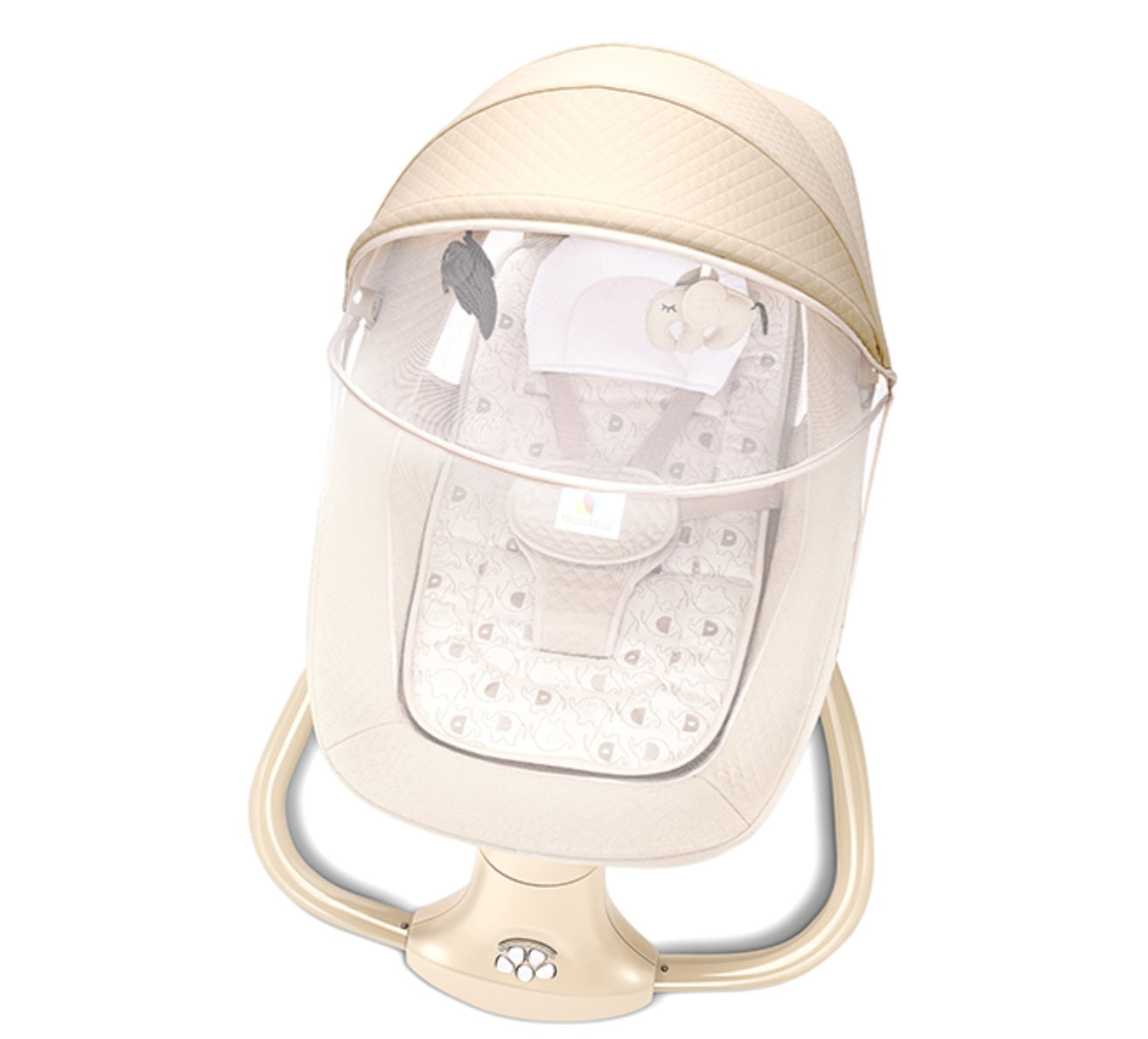 3-in-1 Deluxe Multi-Functional Bassinet – Smart Swing, Cozy Seat & Soothing Cradle | Bacha Toys