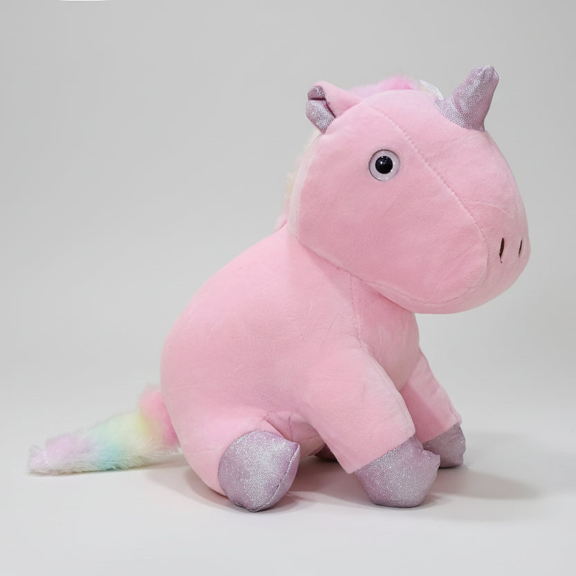 Unicorn Soft Toy – Pink Colour 25cm | Bacha Toys