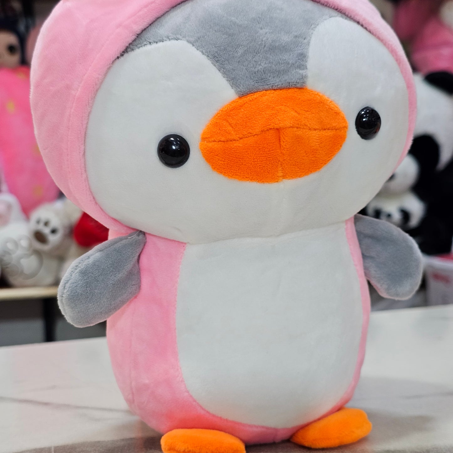 Penguin Plush Dressed as Unicorn – Pink Soft Toy 25cm | Bacha Toys