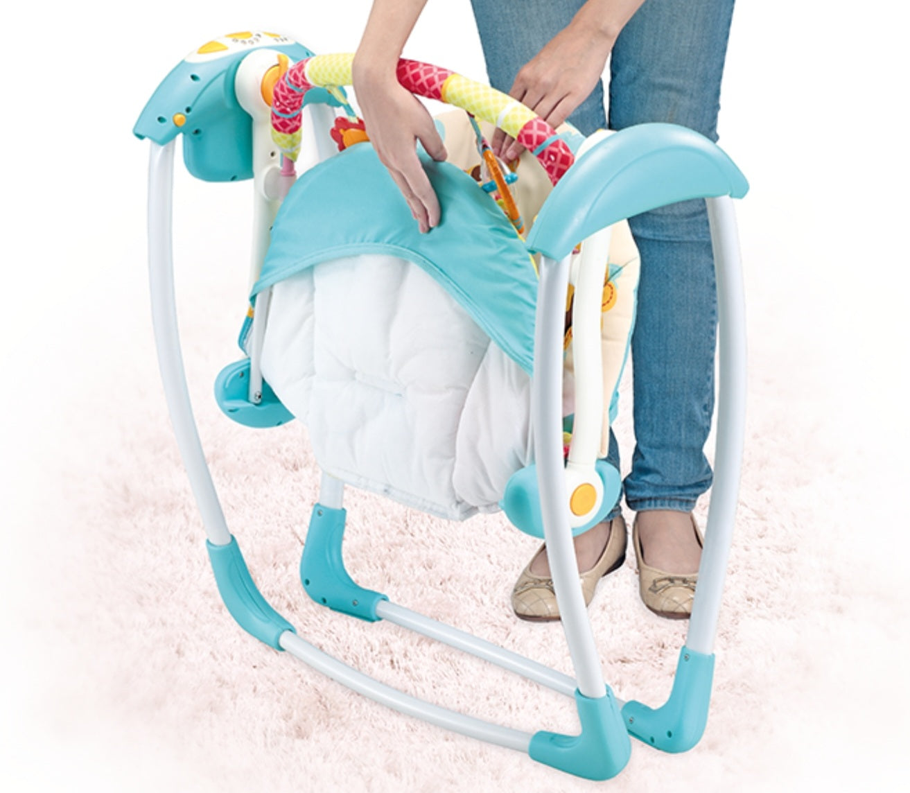 Mastela Deluxe Portable Swing | Bacha Toys