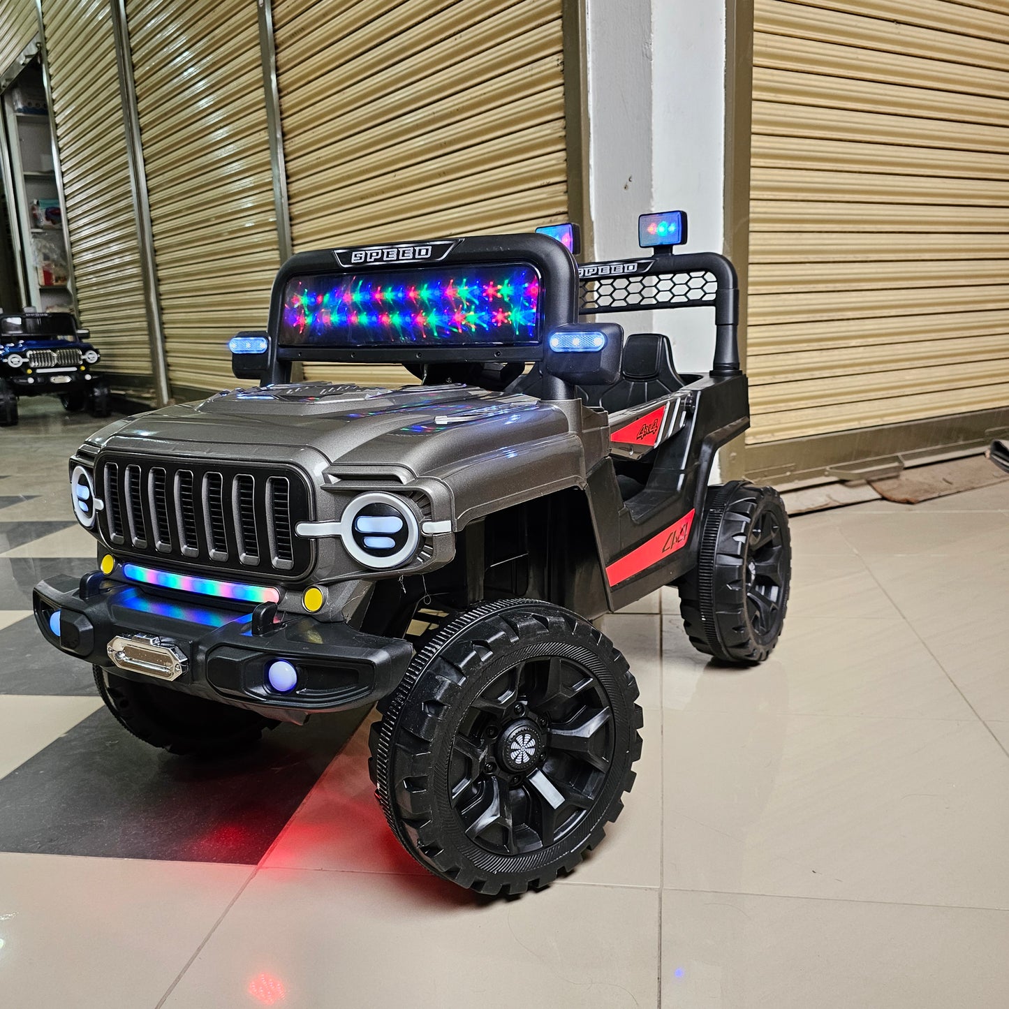 Power Wheel Electric Car for Kids – Luxury Ride-On with Music, Lights & Remote Control | Bacha Toys