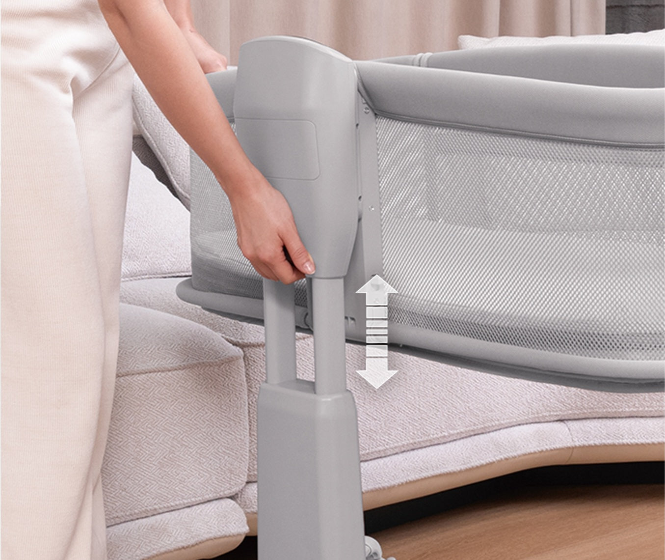Dream Starlight Bedside Bassinet – 5-in-1 Smart Baby Bed for Sleep, Play & Comfort | Bacha Toys