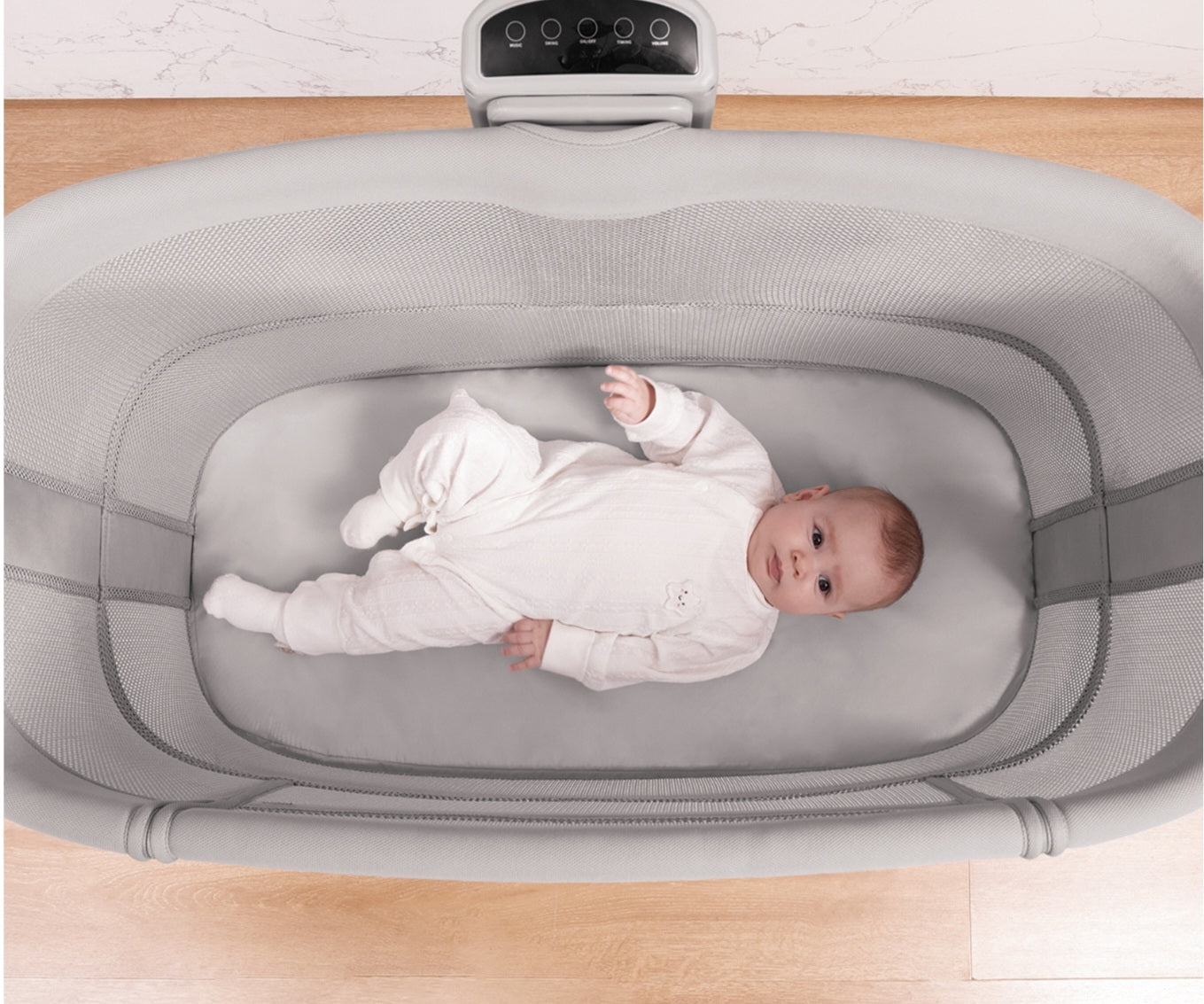 Dream Starlight Bedside Bassinet – 5-in-1 Smart Baby Bed for Sleep, Play & Comfort | Bacha Toys
