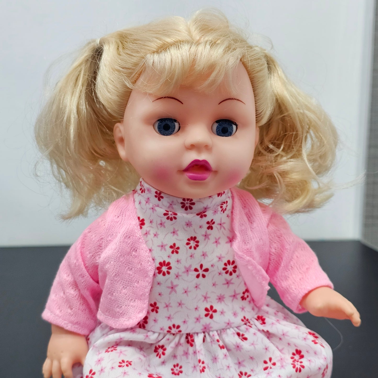 Baby Fashion Girl Doll with Sound, Hair Comb, Milk Bottle & Potty Training – Interactive Doll for Kids | Bacha Toys