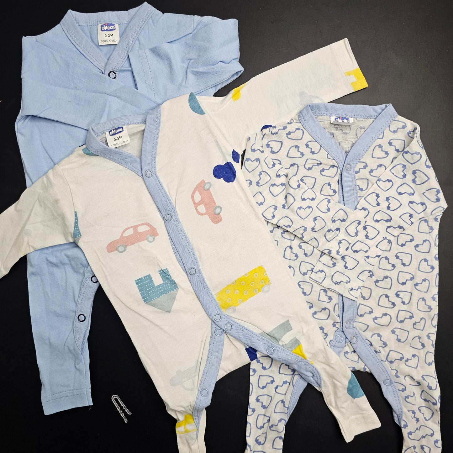 Newborn Baby Romper Set – Pack of 3 Soft Rompers | Bacha Toys
