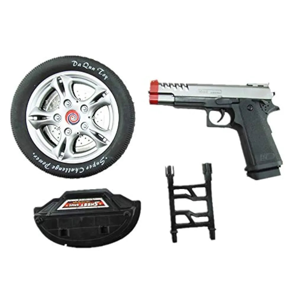 Sharp Shooter Toy Gun – With Flashlight & Sound Effects | “Look at Me” Shooter by Bacha Toys