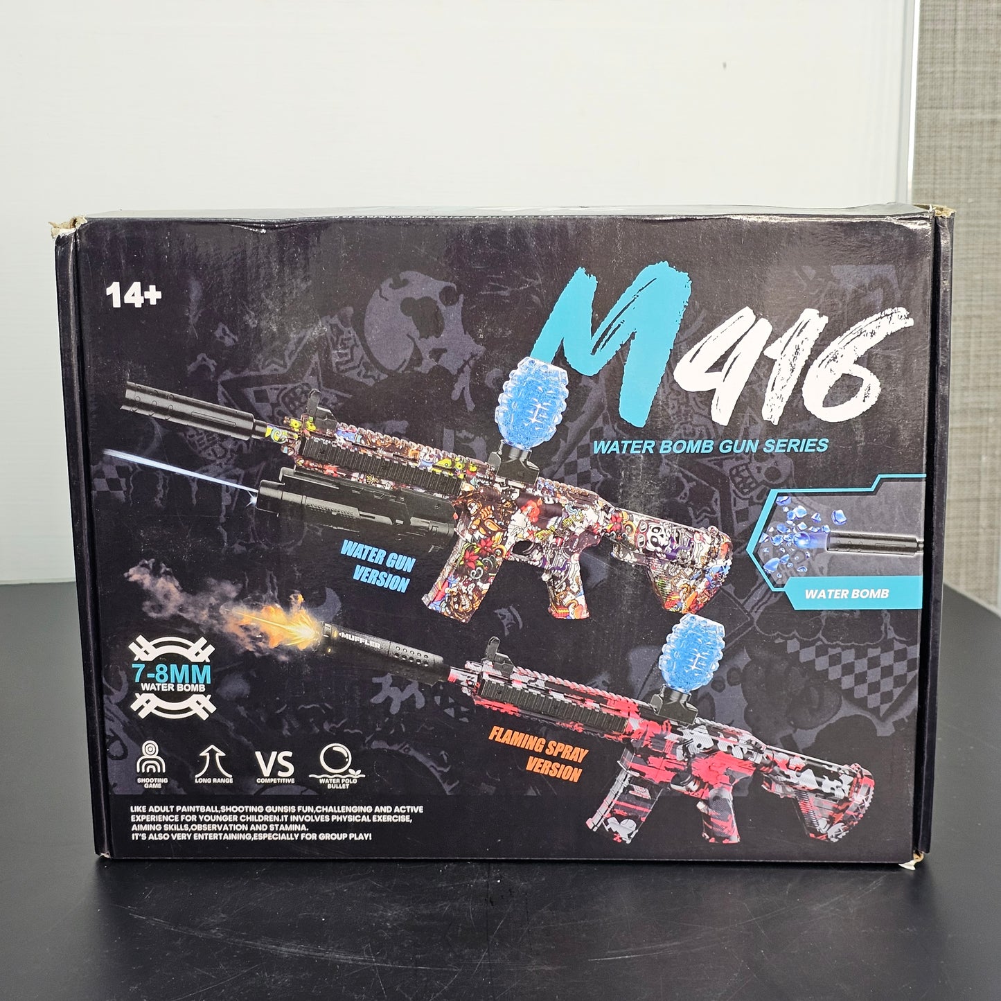 M416 Water Bomb Gun – Compatible with 7–8 mm Water Bombs | Bacha Toys