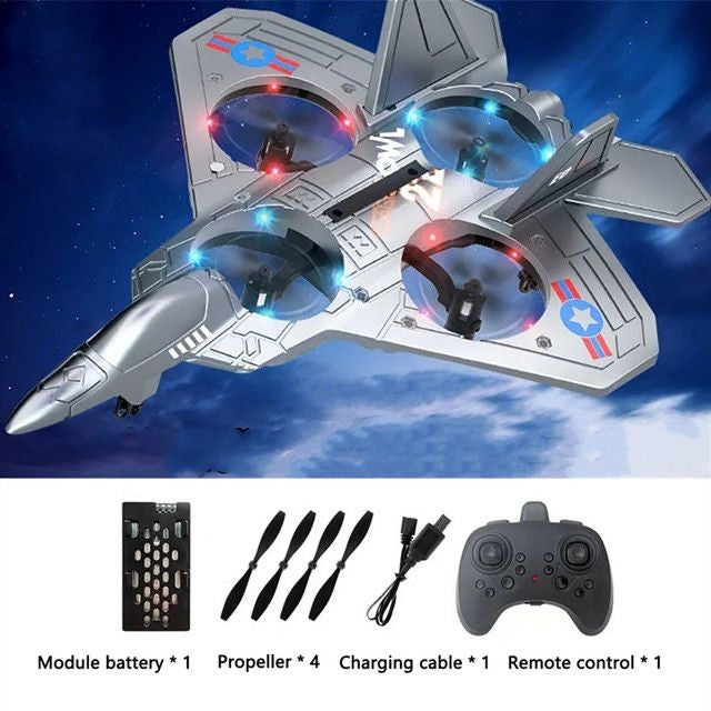 Fighter Drone Remote Control 2.4GHz – Crash Proof & Easy Flying | Bacha Toys