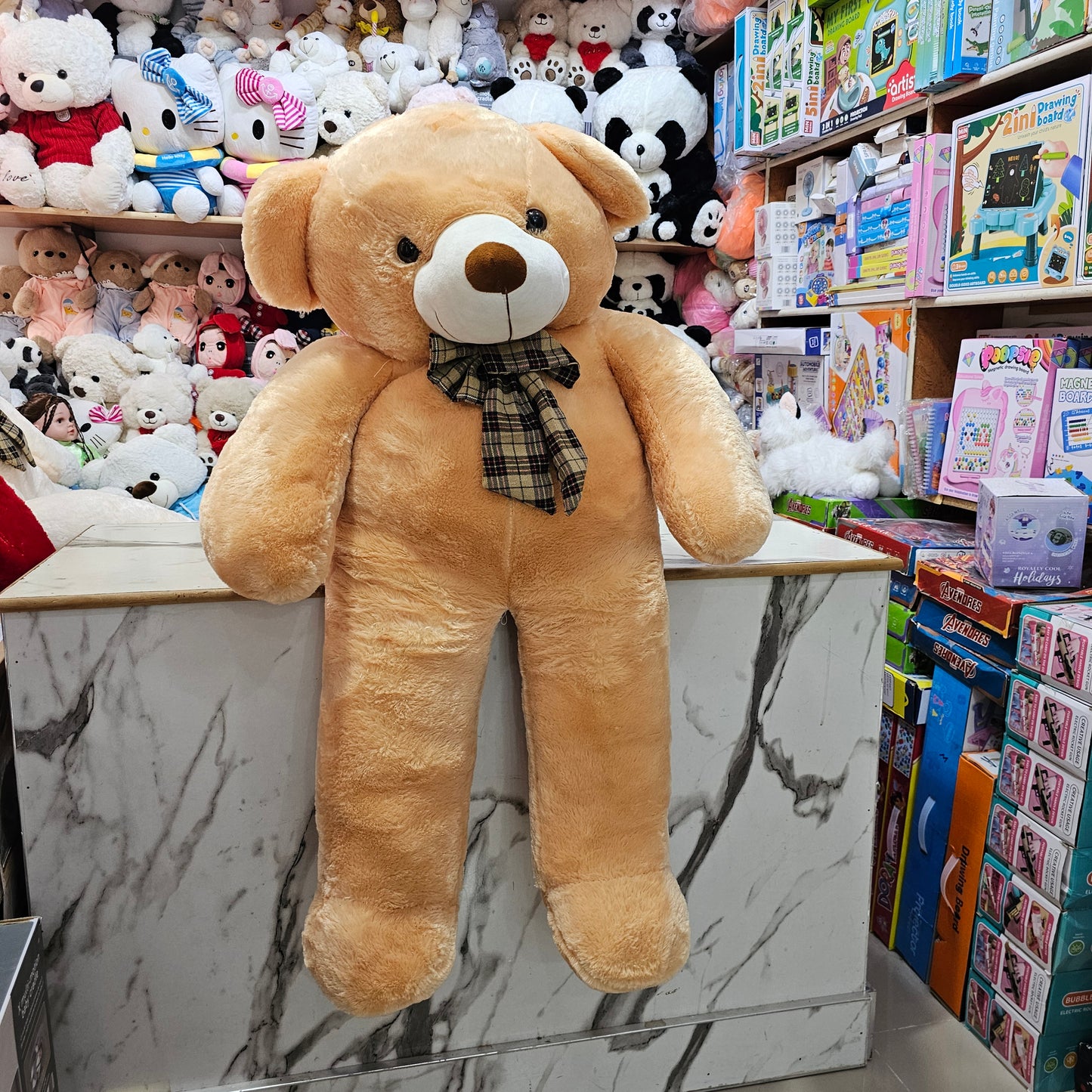 Light Brown Teddy Bear – 5 Feet Soft Plush Toy | Bacha Toys