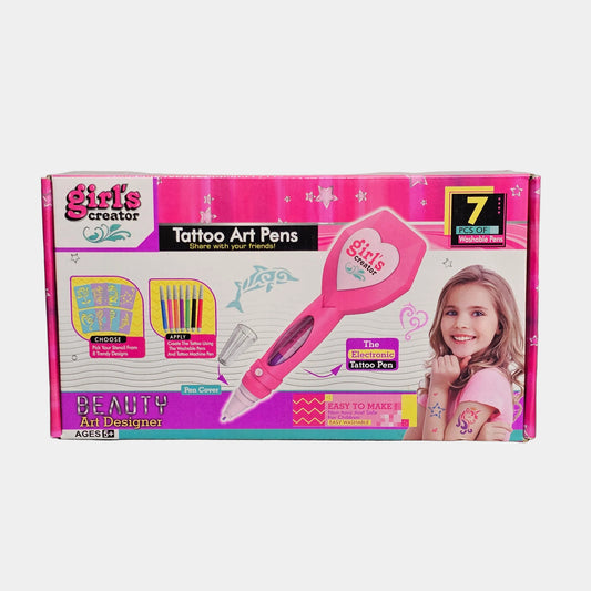 Girls Creator Tattoo Art Pens – Electronic Tattoo Pen Set | Bacha Toys