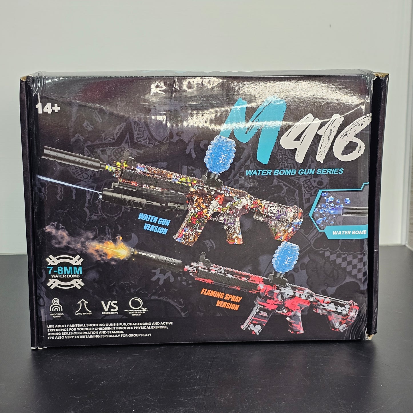 M416 Water Bomb Gun – Compatible with 7–8 mm Water Bombs | Bacha Toys