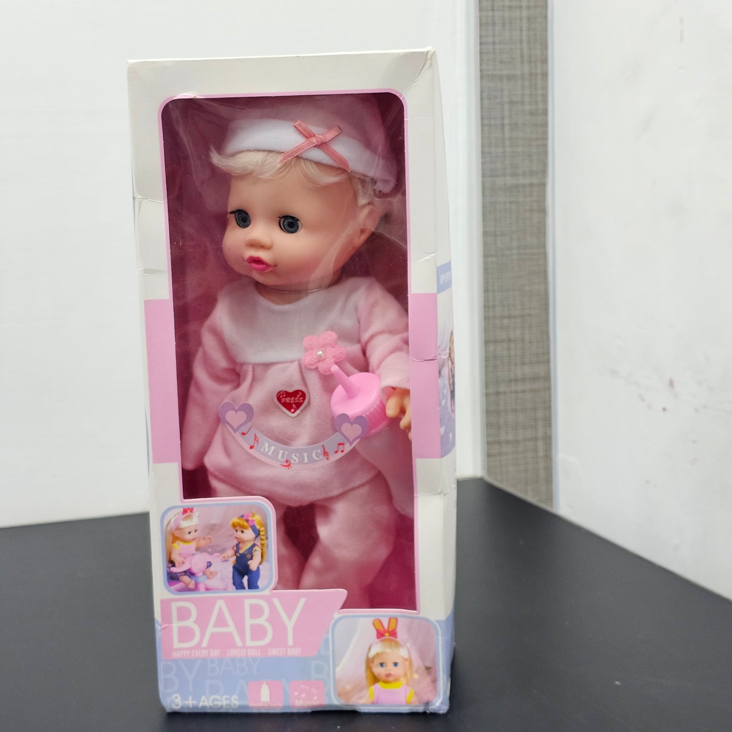 Baby Lovely Doll with Feeder & Music – Adorable Sound Doll | Bacha Toys