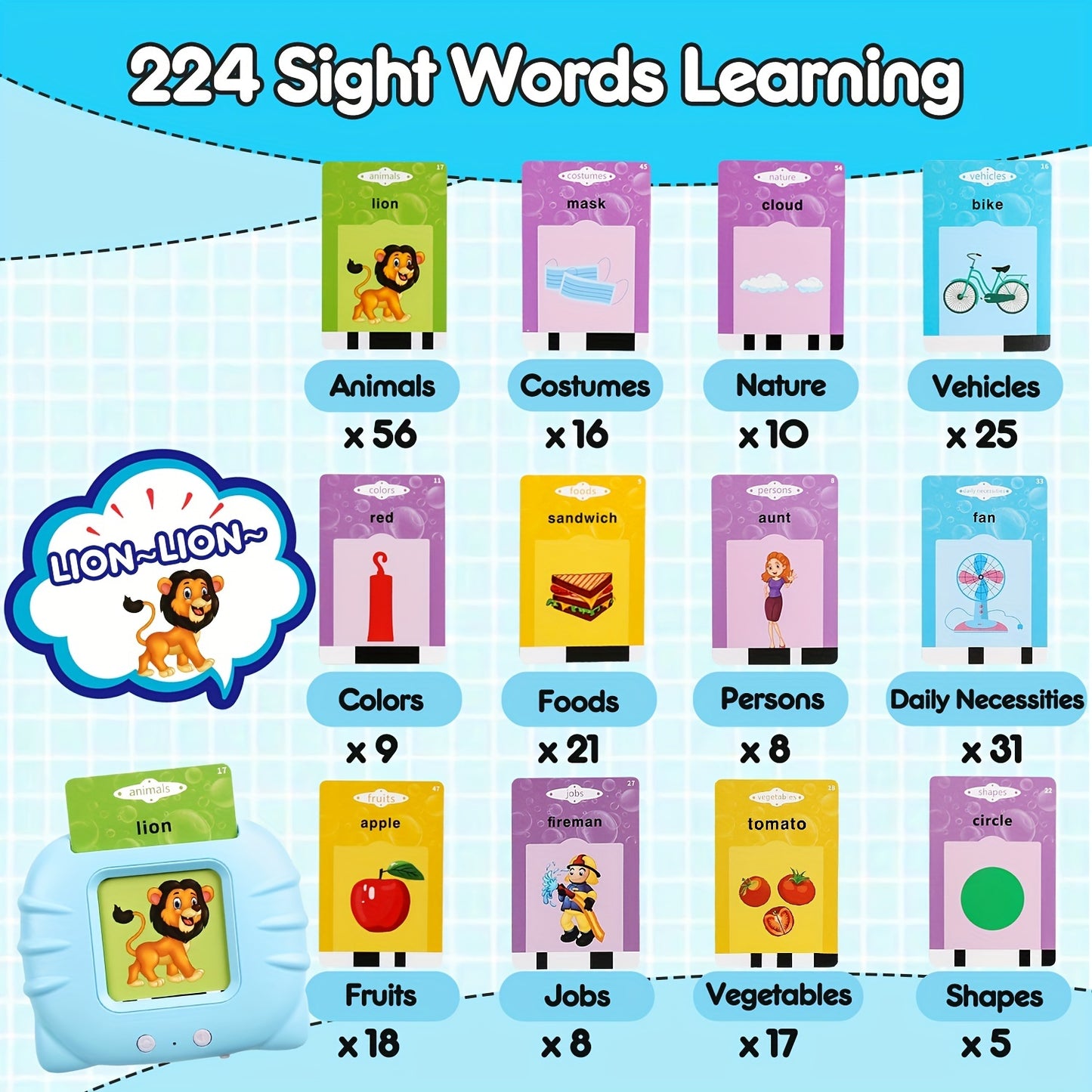 Card Reader Learning Machine - Bacha Toys