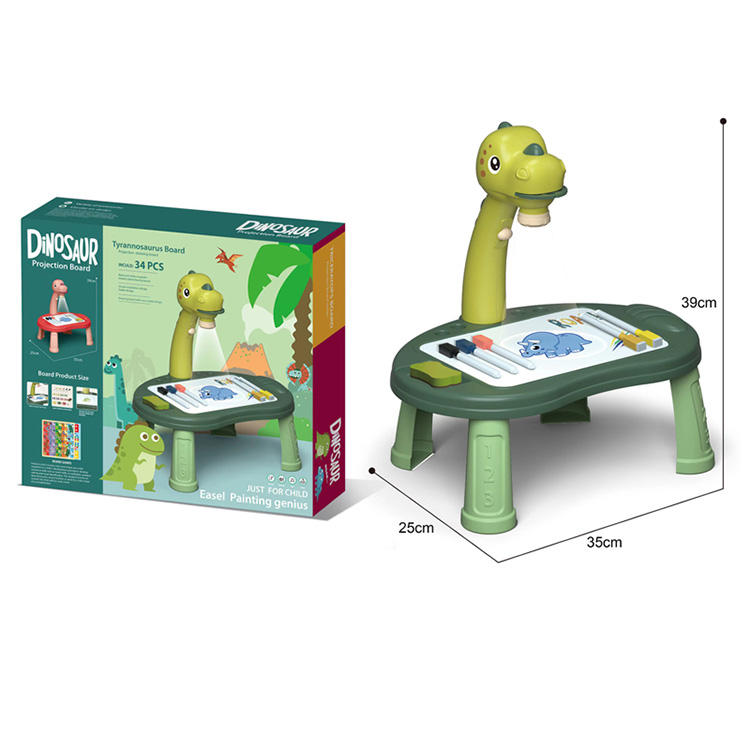 Dinosaur Projector Drawing Board β 34 Pcs Creative Art Set - Bacha Toys