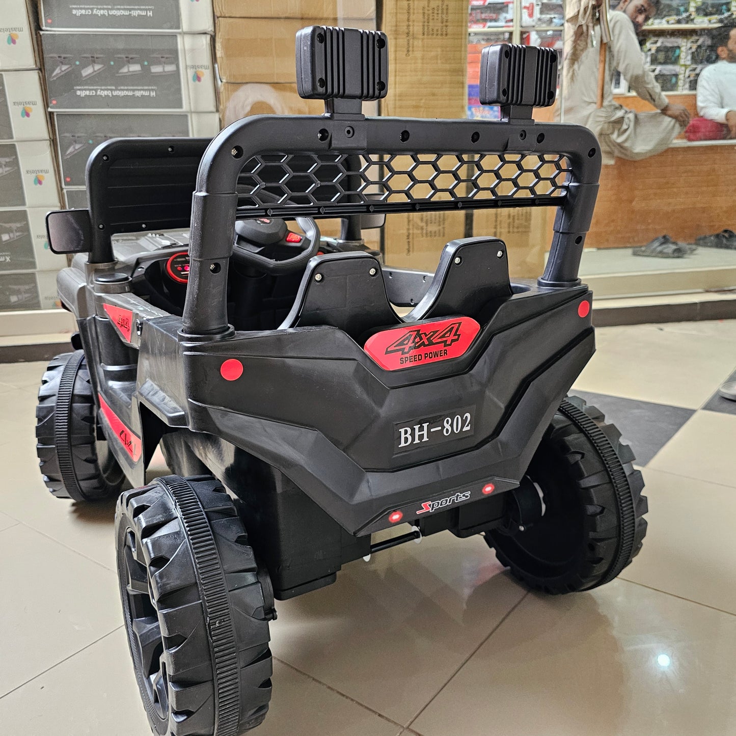 Power Wheel Electric Car for Kids – Luxury Ride-On with Music, Lights & Remote Control | Bacha Toys