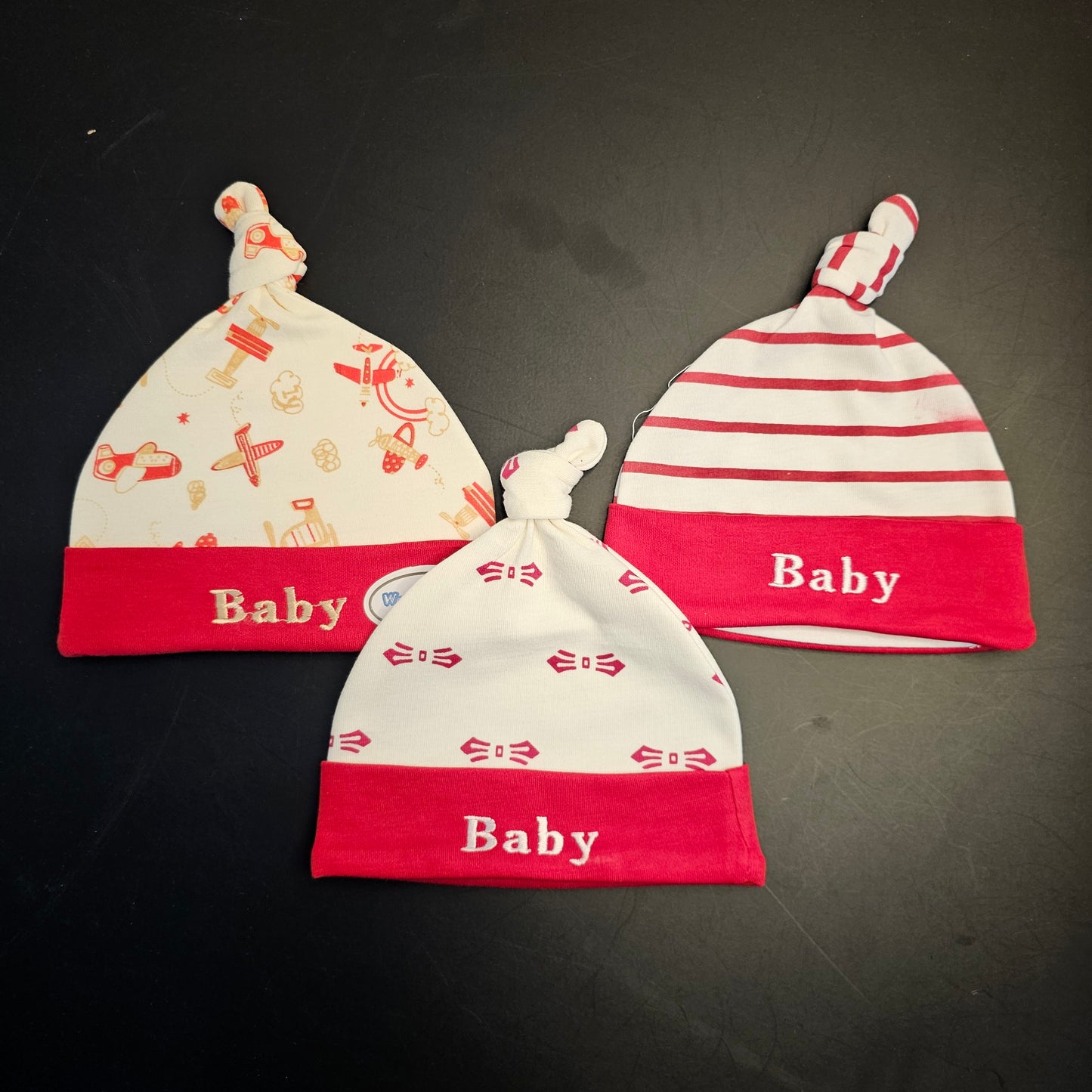 Pack of 3 Baby Caps – Soft Blended Stuff | Bacha Toys