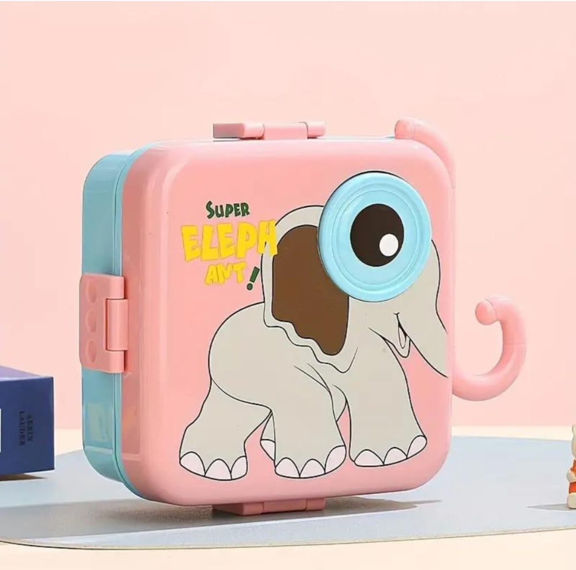 π Super Elephant Stainless Steel Lunch Box β Double-Decker Delight | Bacha Toys